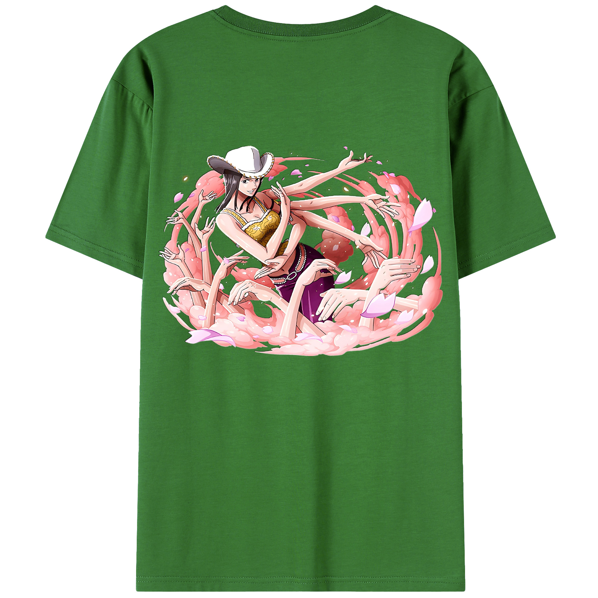 ワンピース ニコ・ロビン ONE PIECE Nico Robin レディース半袖Tシャツ(バックプリント)